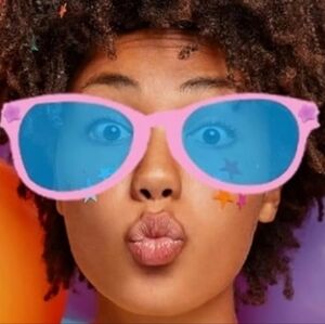 🔺️NIB Pink Jumbo Oversized Novelty Party Sunglasses